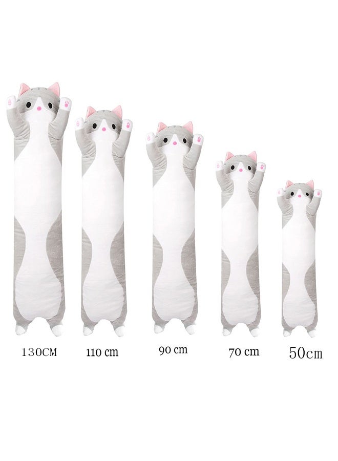 دايتويز وسادة قطط محشوة بطول 50 سم، لعبة قطط محشوة كبيرة وطويلة، وسادة قطط محشوة، وسادة قطط محشوة للجسم - Image 2